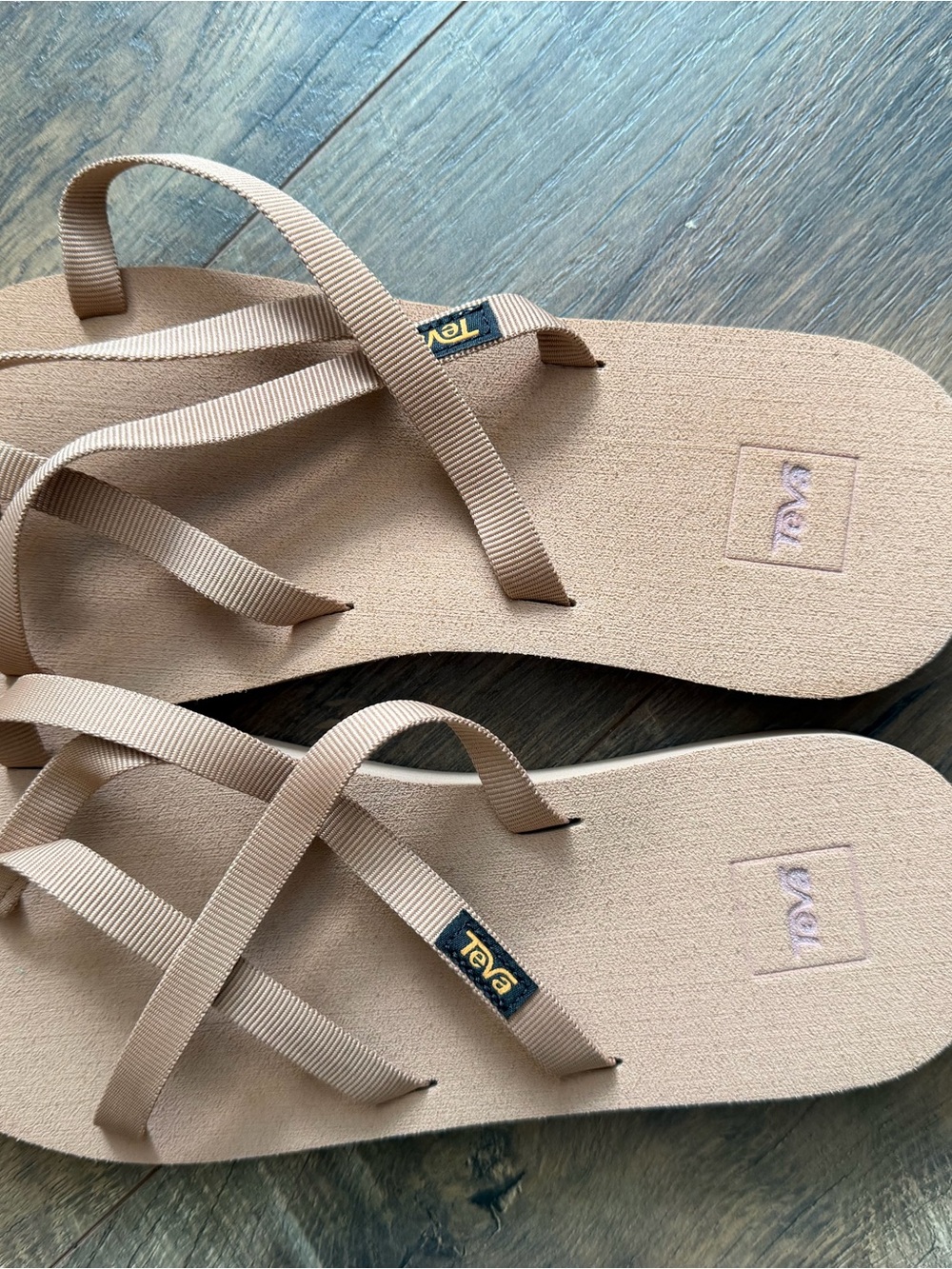 Teva Women's Nude/Taupe Multi-Strap Sandals